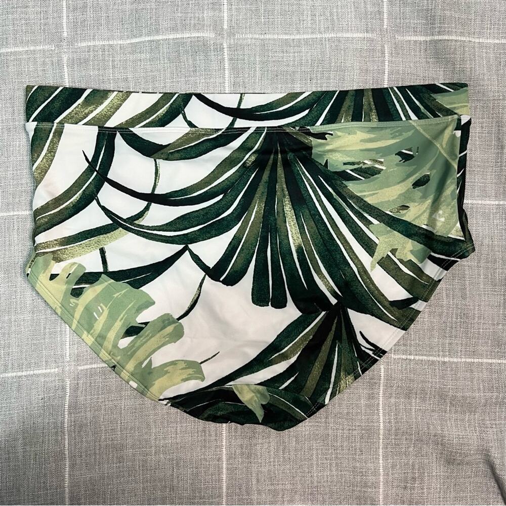 Lane Bryant‎ Cacique Swim 20 Palms Swimsuit Bottom Tropical Print - Picture 5 of 7